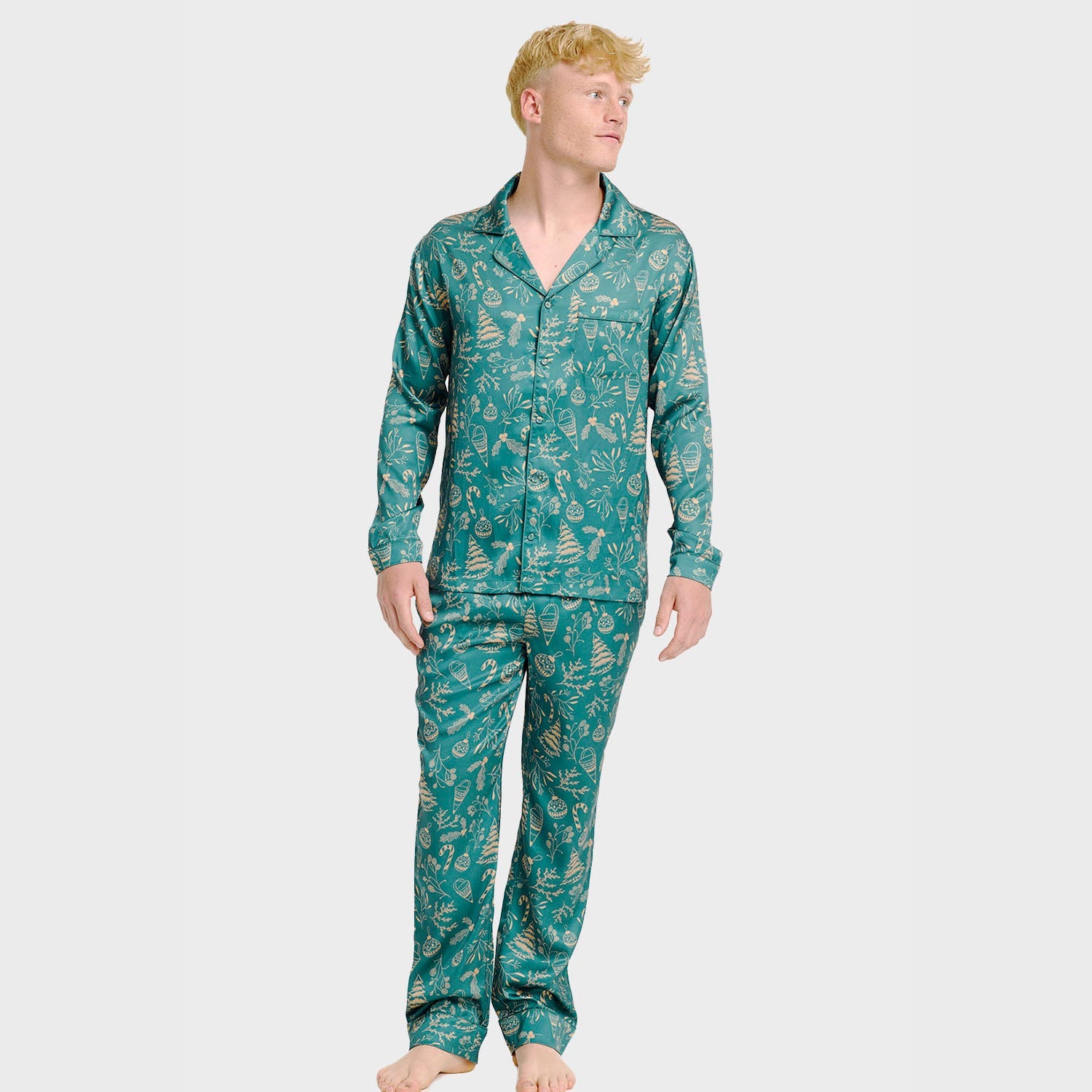 Die Begabte Satin-Pyjama - Herren